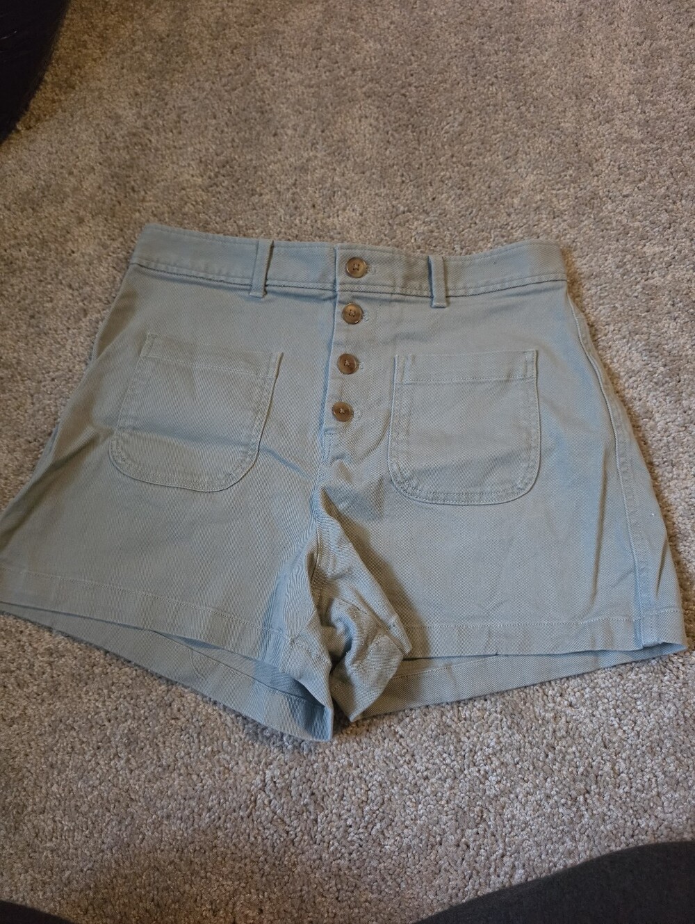Gap High Rise Button Fly Shorts
